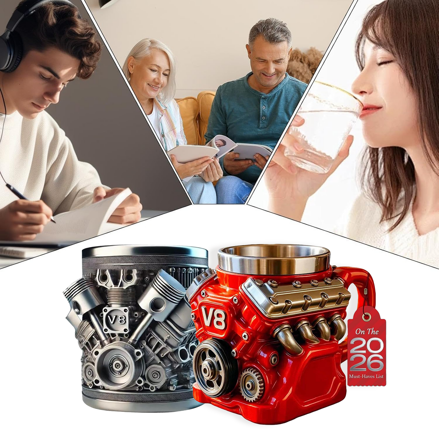 💥Last day 30% OFF💥V8 Engine Coffee Mug🏍️☕