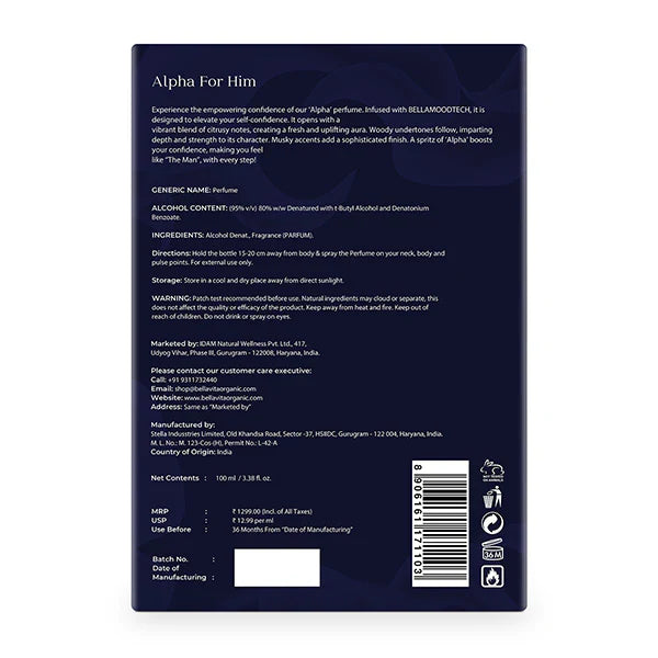 🔥Limited - Time Discount: 51% OFF🔥Alpha Eau de Parfum