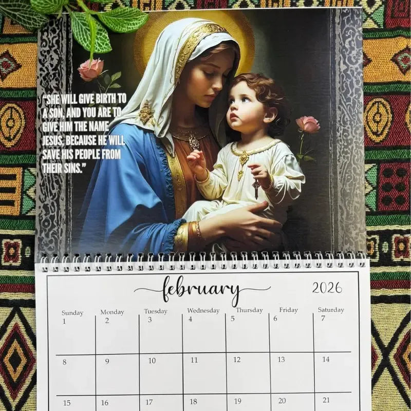 💥Last day 33% OFF💥Virgin Mary 2026 Calendar🗓️