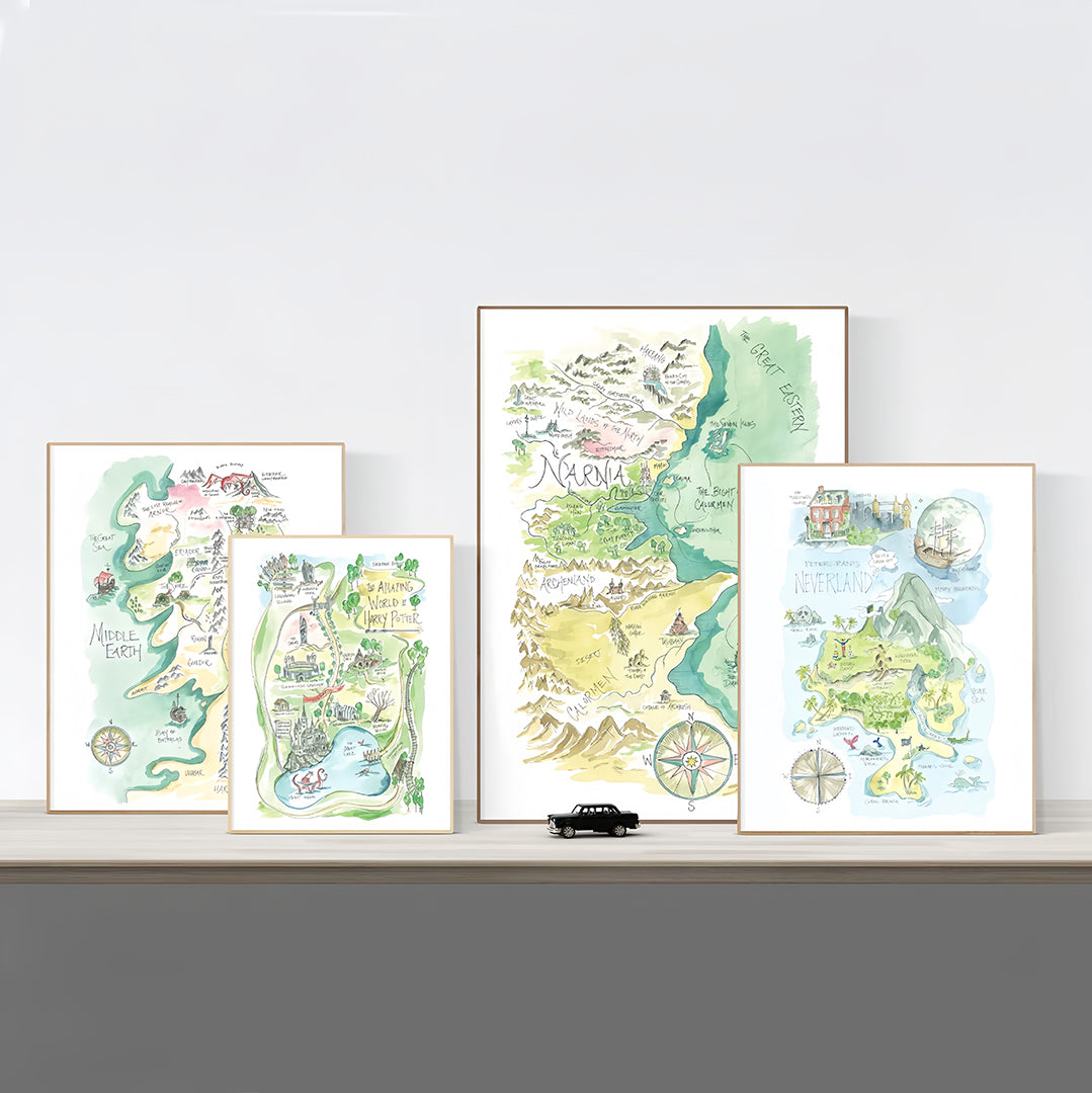 💥Last day 51% OFF💥Nancy Drew Story Map Print