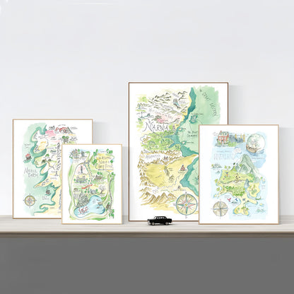 💥Last day 51% OFF💥Nancy Drew Story Map Print