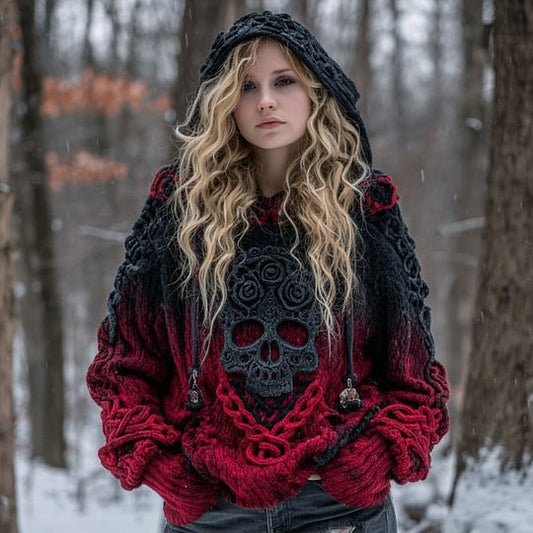 💥Last day 66% OFF💥Retro Viking Tribe Celtic Skull Hoodie