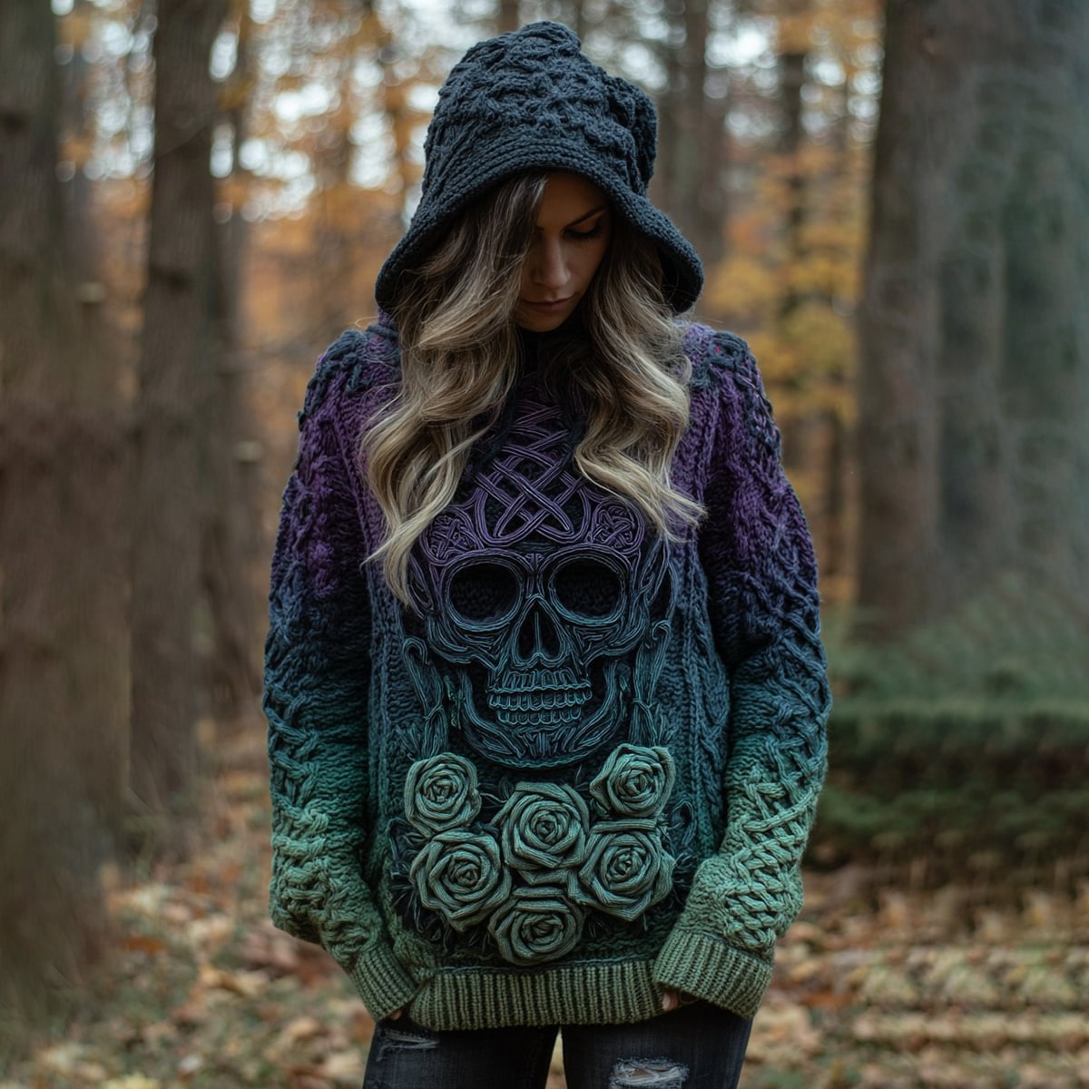 💥Last day 66% OFF💥Retro Viking Tribe Celtic Skull Hoodie