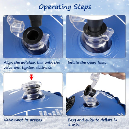 💥Last day 44% OFF💥PVC Winter Inflatable Ski Circle❄️