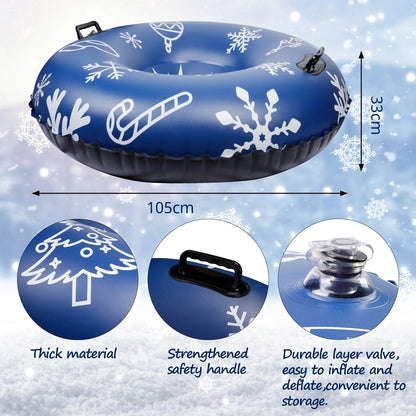 💥Last day 44% OFF💥PVC Winter Inflatable Ski Circle❄️