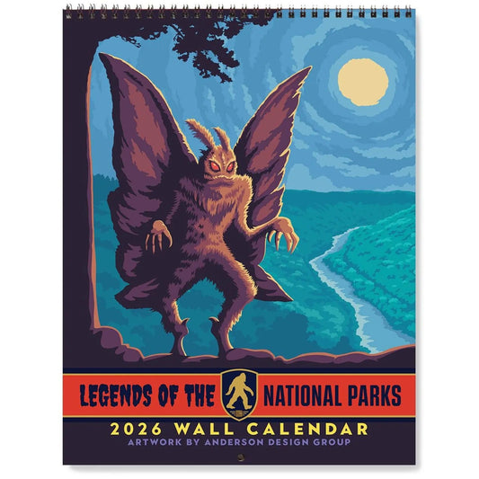 💥Last day 28% OFF💥2026 Wall Calendar: Legends of the National Parks🦇🗓️
