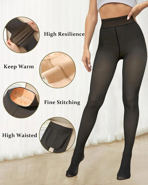 🔥Last day 51% off🔥Translucent Fleece Lined Tights