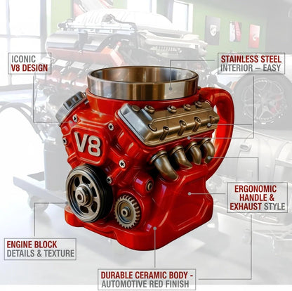 💥Last day 30% OFF💥V8 Engine Coffee Mug🏍️☕
