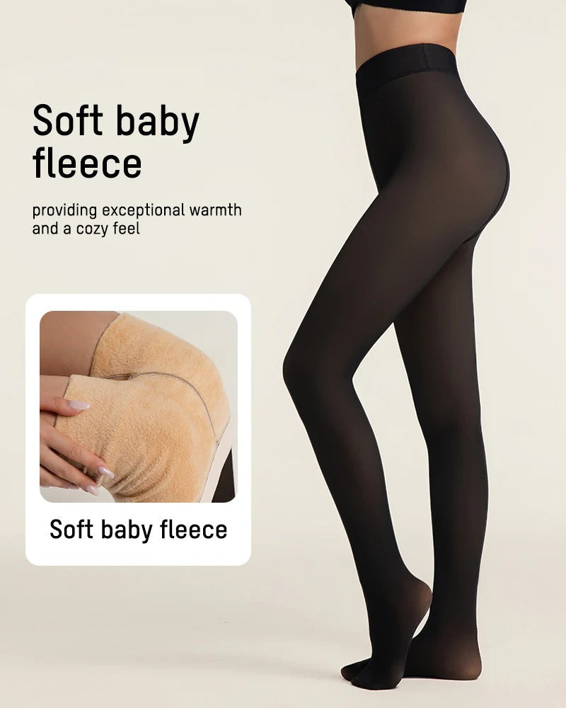 🔥Last day 51% off🔥Translucent Fleece Lined Tights