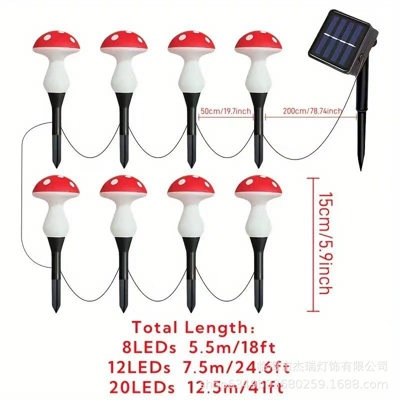 🍄Outdoor LED Solar Mushroom Lights✨