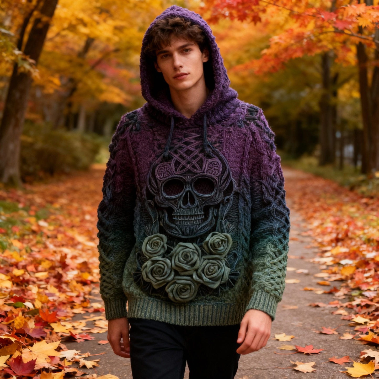 💥Last day 66% OFF💥Retro Viking Tribe Celtic Skull Hoodie